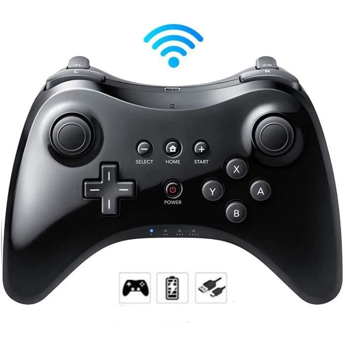 Manette Sans Fil Avec Vibration & Haut-parleur Pour Wii & Wii U - Style Pro