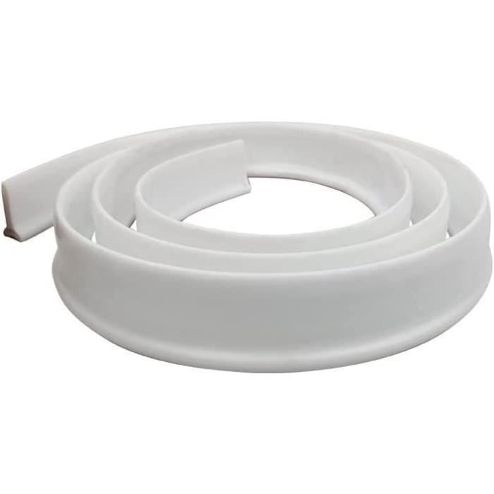 Lot De 12 Bandes Anti-Dérapantes Pour Douche/Escalier - Blanc - 38x2 Cm - Adhésif Permanent