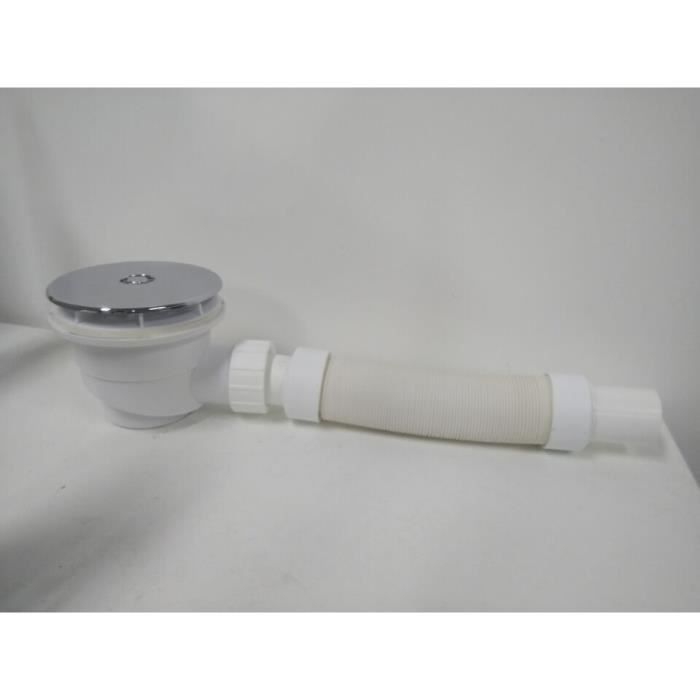Bonde douche extra plate à membrane 90mm - FLAT INOX