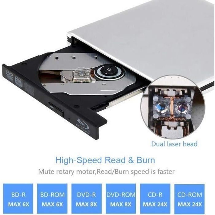Lecteur dvd 4k au meilleur prix Lecteur, graveur Achat moins cher