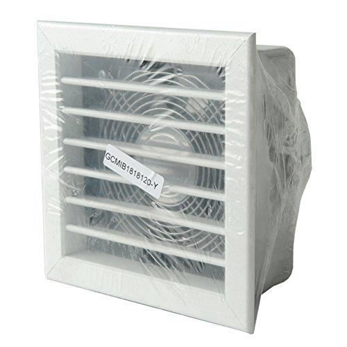 La Ventilazione GCMIB1818120 Grille pour cheminée avec ventilateur électrique aluminium verni 180 x 180 mm blanc -