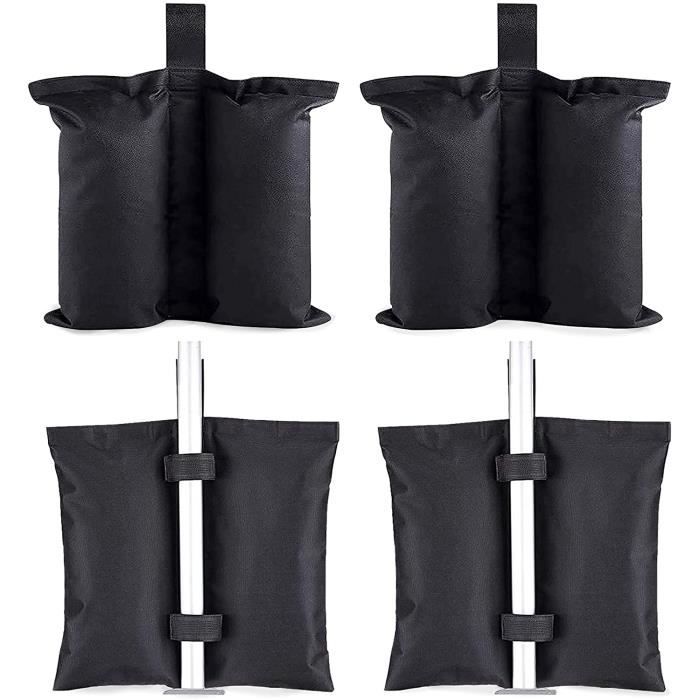 Lot De 6 Sac De Sable Pour Pavillon, Poids Pour Tonnelle, Oxford Sac De Sable De Plage, Sac De Sable Vide, Sac De Lestage Pour Tonnelle, Tente Pop-up