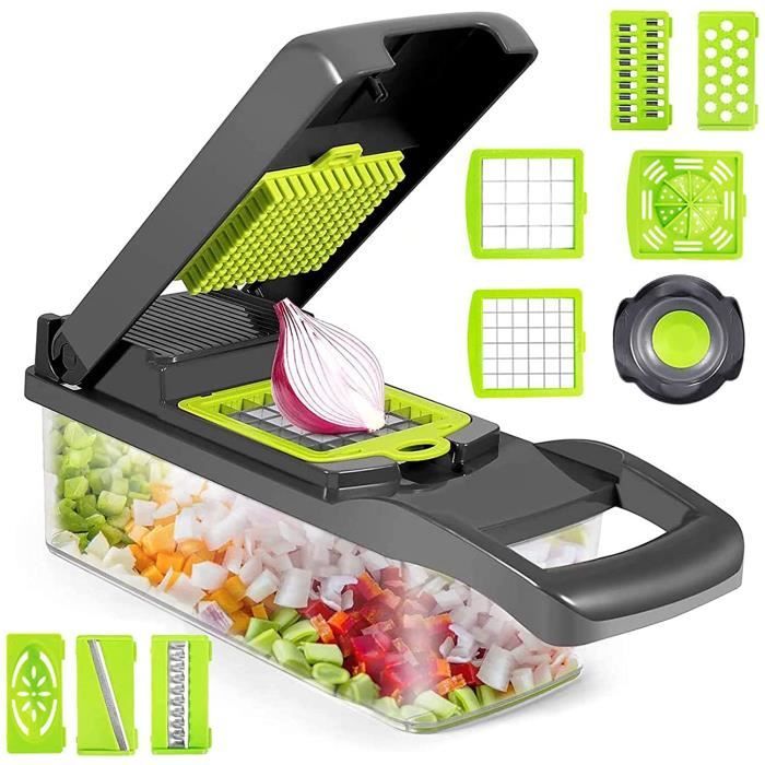 Mandoline Cuisine 11 en 1 Multifonction Professionnelle Coupe Légume