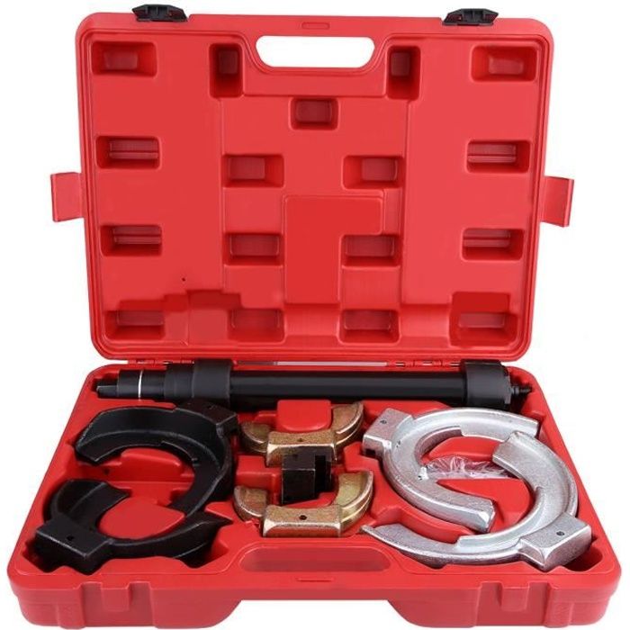 Kit Outil Compresseur Ressort De Fourche Moto - 4 Pièces Aluminium - Pour Entretien, Réparation Suspension - Compatible Plupart Motos