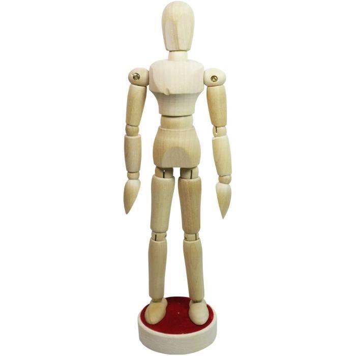 Mannequin en Bois Dur[149] Cdiscount BeauxArts et Loisirs créatifs