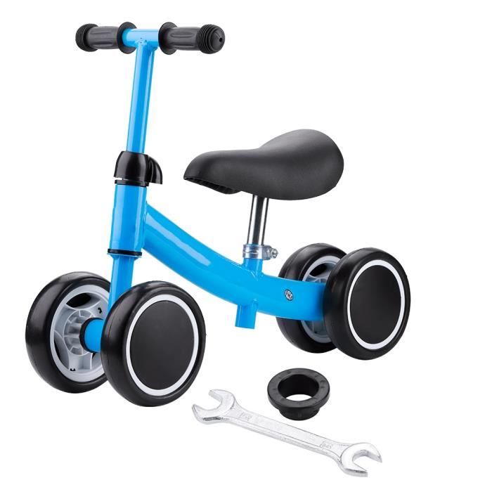 Draisienne Bebe A Partir 12 Mois Ultra Legere 2 3kg Velo Sans Pedales Ergonomique Confortable Selle Roues Mousse Bleu Hb0044 Cdiscount Jeux Jouets