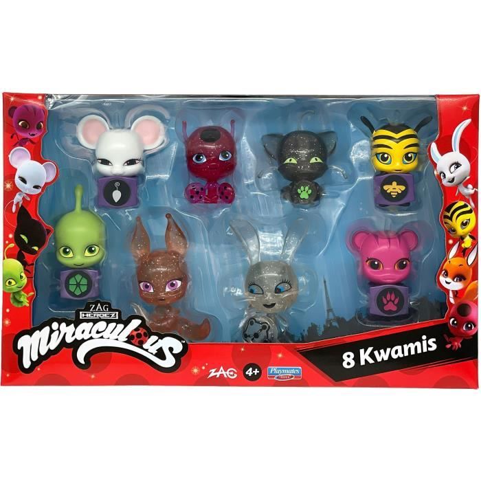 BANDAI Miraculous Pack de 8 kwamis – Collection de Mini Figurines Miraculous Coffret 8 Kwamis Figurines Petits Personnages Mignons Miraculous Ladybug Jouet Enfant et + P50532 - vue 10