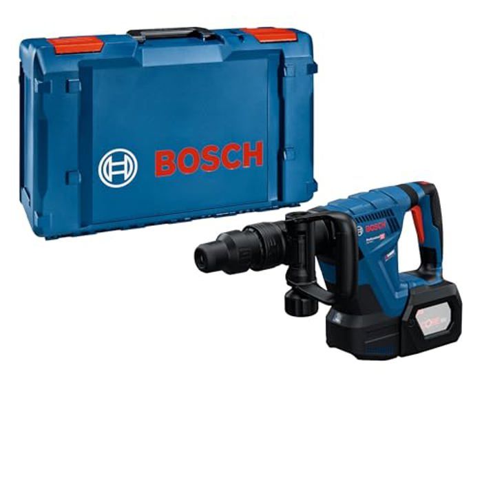 Marteau piqueur sans fil Bosch GSH 18V 5 85 J de force de frappe Moteur sans charbons Léger 53 kg