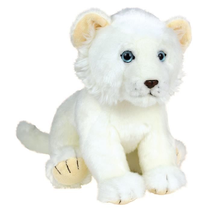 Jemini mia et le lion blanc peluche jeune lion blanc 25cm