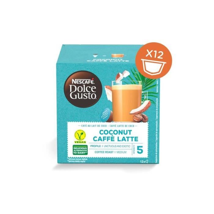 Boîte de 12 capsules Nescafe Dolce Gusto Café Latte Coconut Multicolore