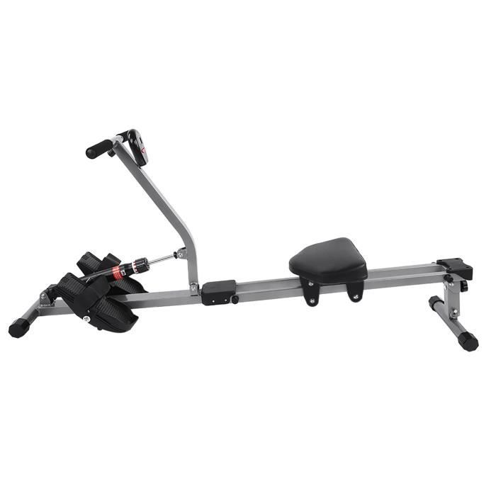 Rameur D'appartement Pliable Appareil De Fitness Et Musculation Cardio Training Ecran Lcd