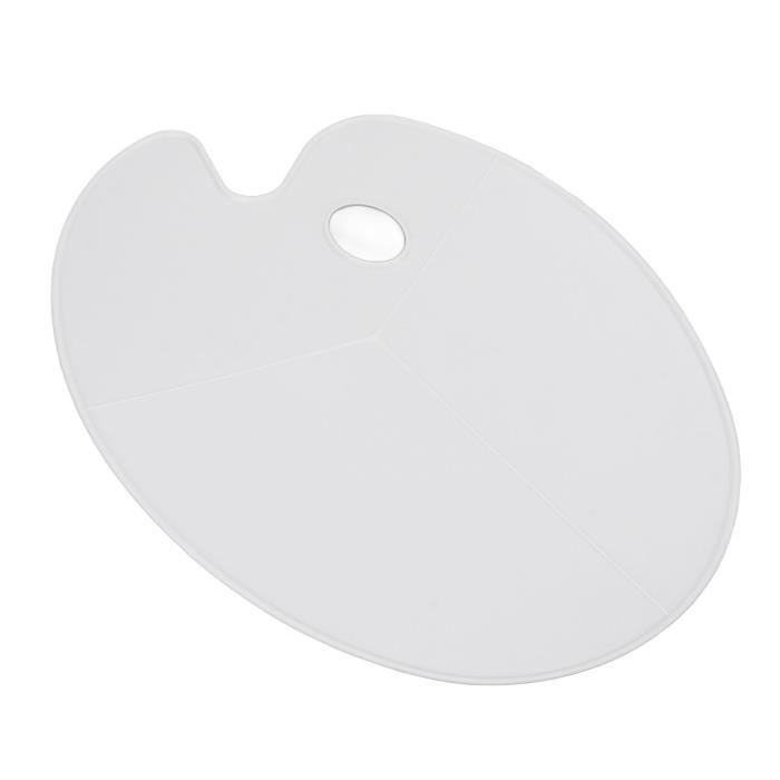 Lot De 20 Palettes De Mélange Jetables En Plastique - 12.8x8.6cm, 6 Godets - Pour Aquarelle, Acrylique, Huile