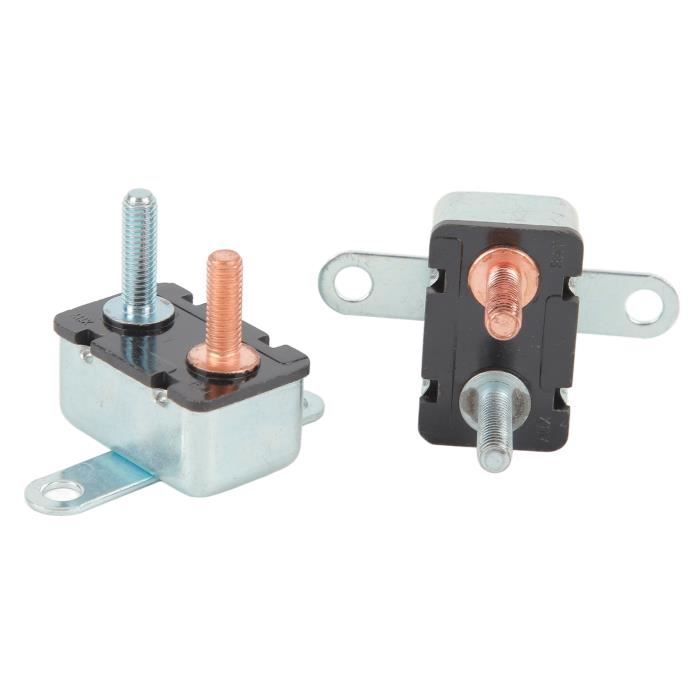 Disjoncteur Voiture 30-300A étanche IP67 - Réinitialisation Manuelle 12-48V - Protection Surcharge/court-circuit - 8