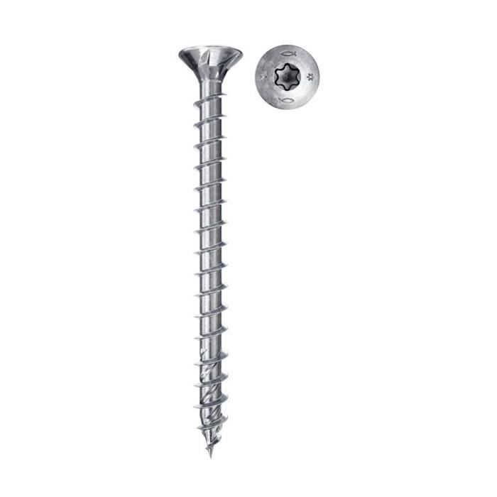Vis agglo FISCHER Power Fast II 670001 Torx Acier étamé 200 pc