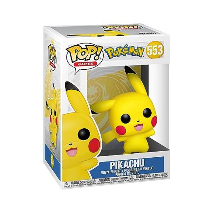 Figurine Funko Pop! Pokémon Pikachu Waving Vinyle de Collection Cadeau Idéal