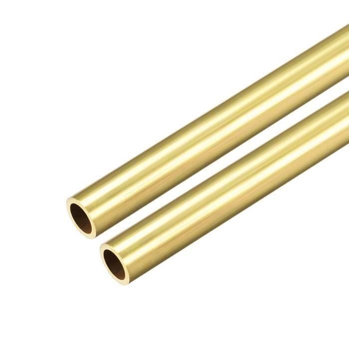 Tube Rond En Laiton Creux - Longueur 50 Cm, Paroi 1 Mm, Diamètre 16 Mm - Tube Sans Soudures Pour Modélisme Et Projets DIY