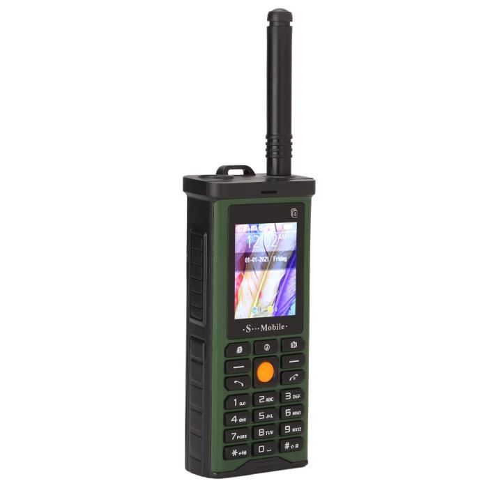 MAD Téléphone intelligent SG8800 Smartphone Mobile Téléphone Portable Déverrouillé Rétro 2G 4 Carte SIM Grand gps telephone Vert