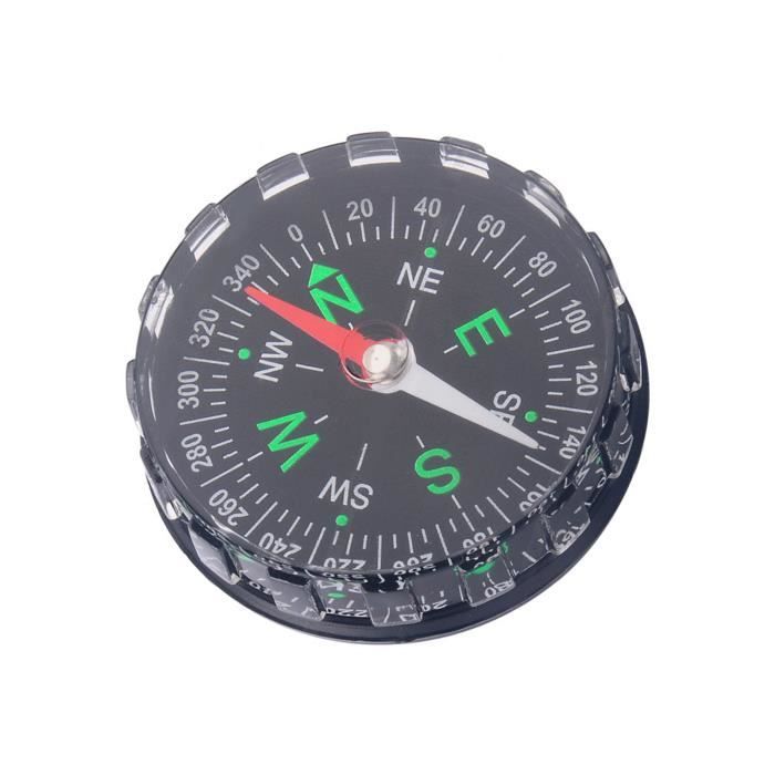 Bussola Portachiavi Vintage - Per Escursionismo, Campeggio, Alta Precisione, Con Moschettone - Foto 6