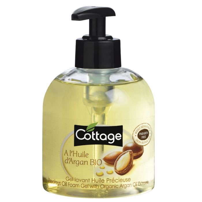 Cottage Gel Lavant Huile Precieuse Huile D Argan Bio 300 Ml Achat Vente Gel Creme Douche Gel Lavant Argan Bio Cdiscount