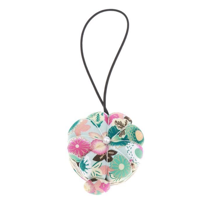 Facynde FacynPorte-Poignet, Porte-épingles en Forme Citrouille, Coussinets à épingles Pop, Coussin d'aiguille pour la Couture avec Sangle élastique réglable pour Toutes Les Tailles