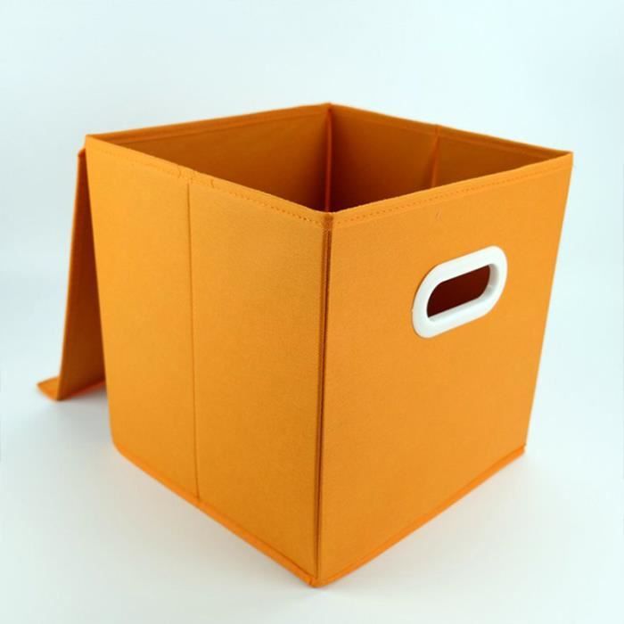 keenso cubes de rangement en tissu pliables organisateurs de tissu pliables, boîte de rangement pliante empilable meuble panier