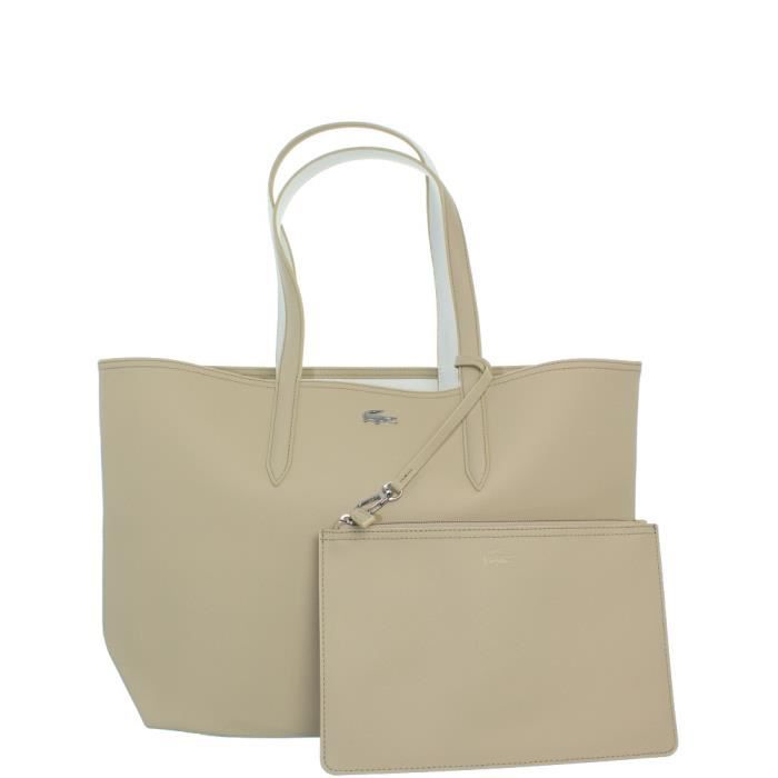 Sac Porte Epaule Reversible Lacoste Ref Cem41539 Beige 46 29 15 Beige Achat Vente Sac Porte Epaule Reversible Cdiscount Open top shopper has a spacious main compartment. lacoste ref cem41539 beige 46