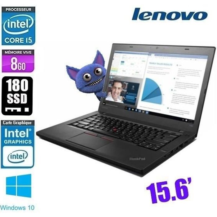 LENOVO THINKPAD T560 CORE I5 6300U 2.4Ghz - Lenovo