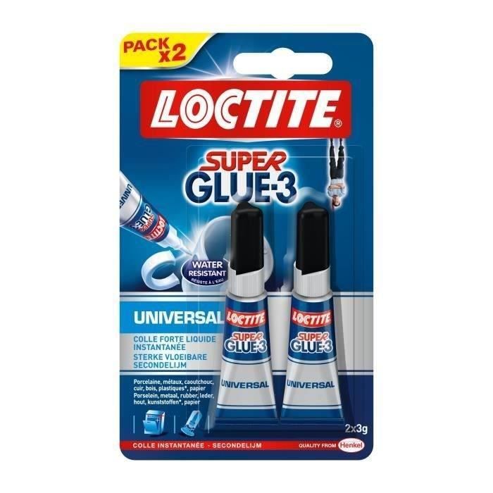 Loctite tubes super glue 3 universelle x2 3g - vue 6