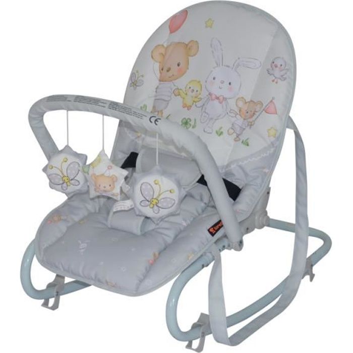 Transat Balancelle Pour Bebe Top Relax Lorelli Gris Cdiscount Puericulture Eveil Bebe