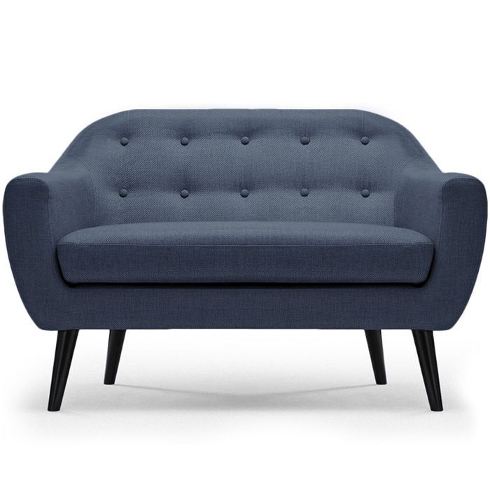 Canape Scandinave 2 Places Bleu Achat Vente Pas Cher