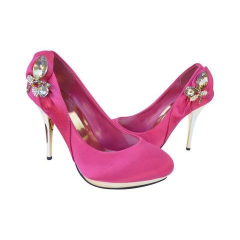 chaussure mariage fushia