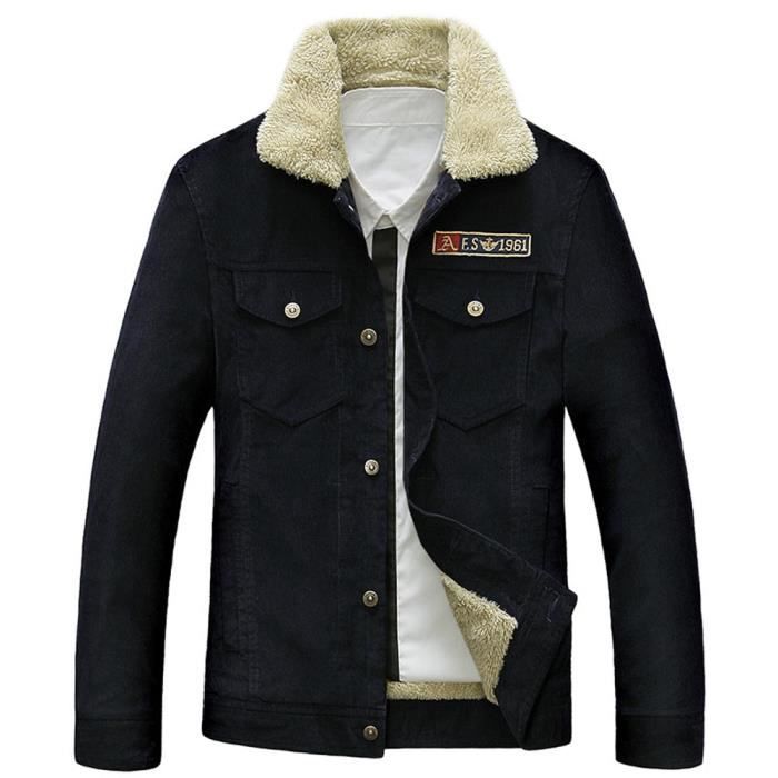 Veste best sale homme molletonnée