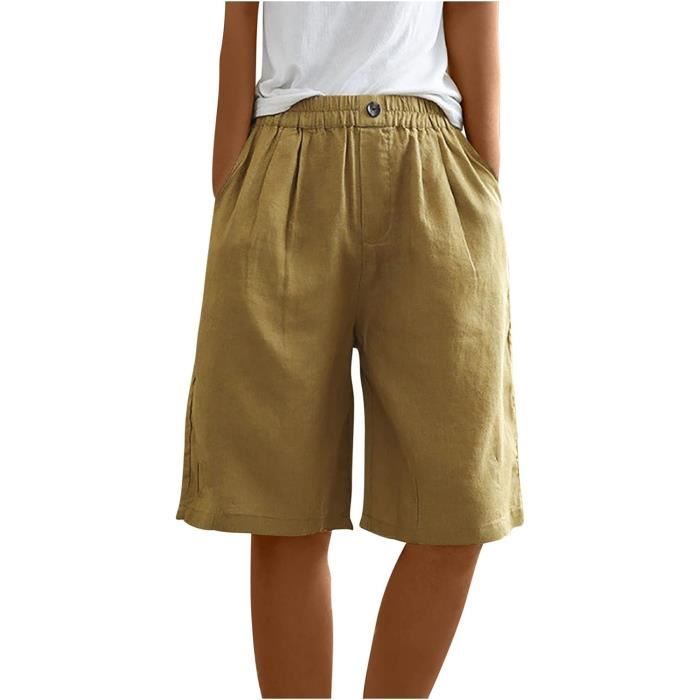 Short longueur genou discount femme