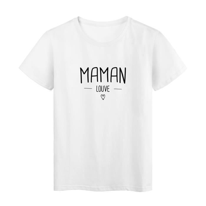 T shirt maman 2025 louve