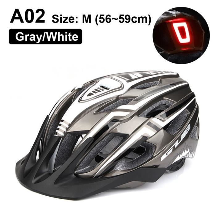 Casque Vélo Favoto Avec Lumière Arrière Et Lunettes Magnétiques – 57-61 Cm, Léger, Ventilé Et Confortable !