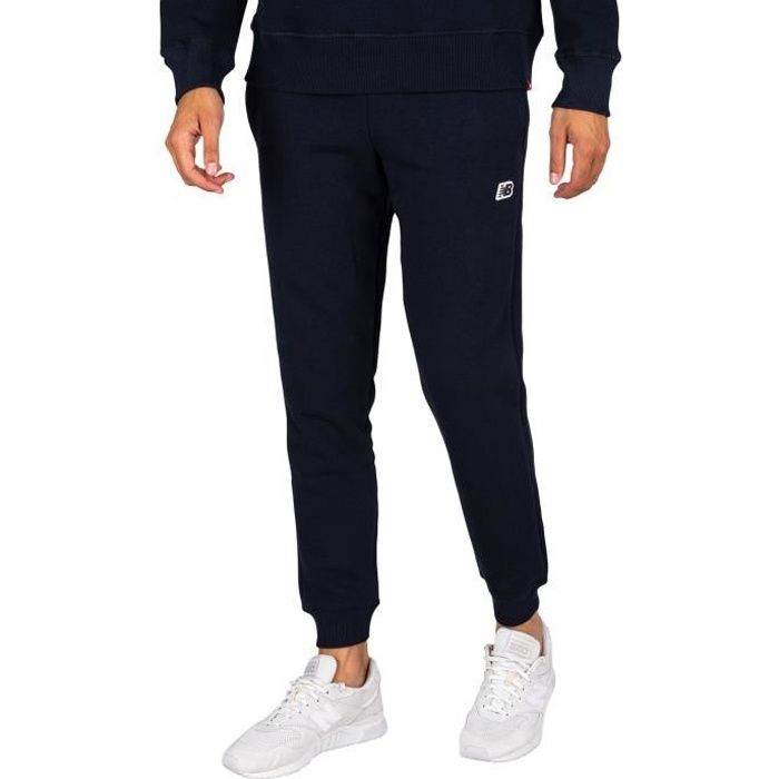 Pantalon de survêtement homme New Balance Logo - Bleu marine - Coupe athlétique - Poches avant et arrière