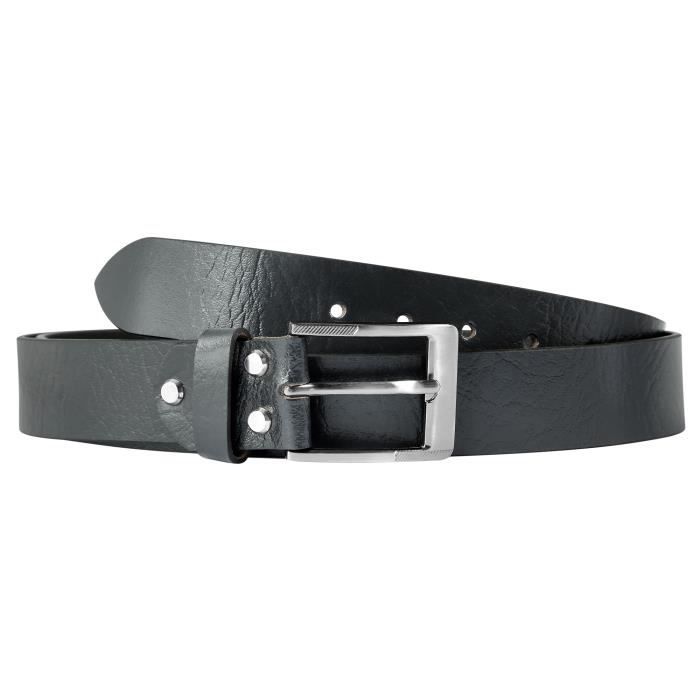 110 cm - Ceintures en cuir de haute qualité pour hommes, noir, marron