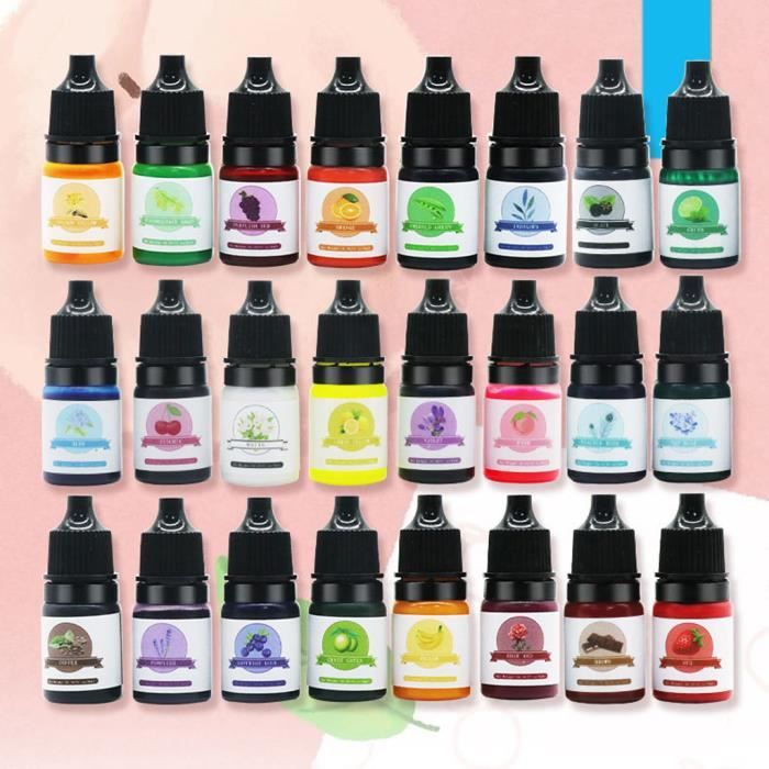 Colorant Résine époxy UV Noir - 120ml Pigment de Resine Epoxy Noir Liquide - Colorant Resin UV
