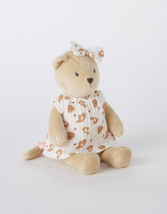 Peluche NOUKIE S Kendi Beige Leopard Veloudoux Cdiscount Jeux Jouets
