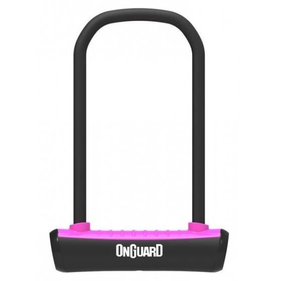 U-lock Neon STD - ONGUARD - 115 x 230 x 11 mm - Rose - Vélo loisir - Adulte - Mixte