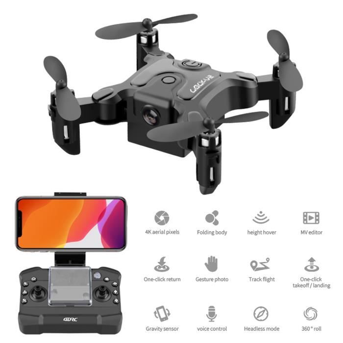 ZWOOS Drone Avec Caméra 1080P, Transmission FPV, Quadricoptère RC Avec 10 Minutes De Temps De Vol, évitement Automatique Des Obstacles, Adapté Aux Débutants