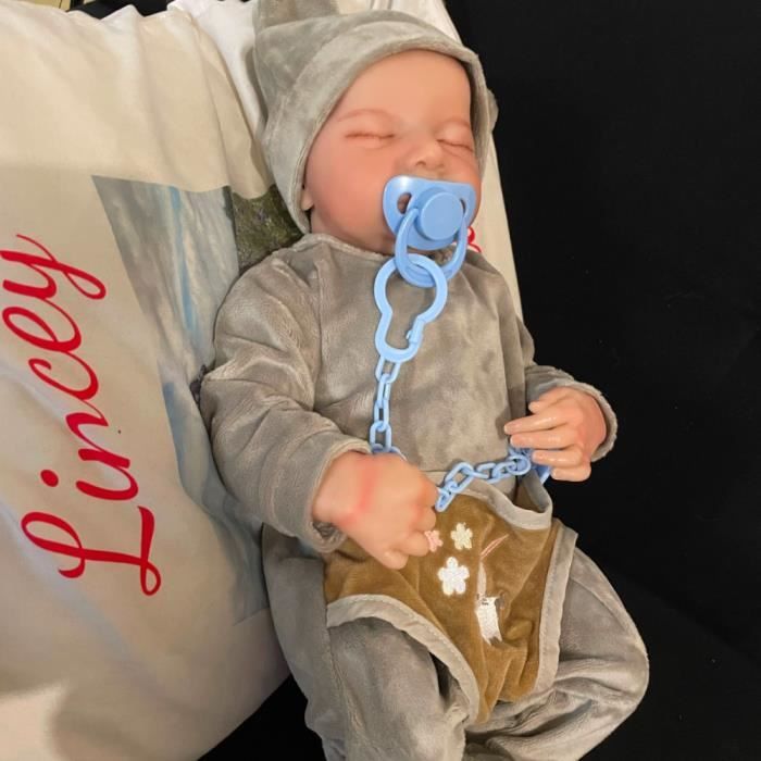 Realiste Bébé Reborn Poupée 55Cm 22 Pouces Lifelike Bébé Reborn Garçon