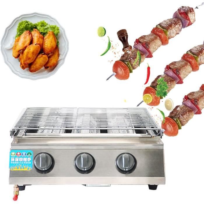 Barbecue Gaz Portable HUSPOO – 7 Niveaux De Chauffe (80-280°C), Avec Grille, Plaque, Mallette – Camping, Pique-nique, Extérieur