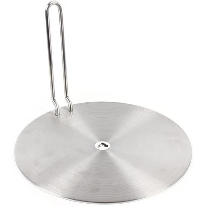 Plaque Adaptateur Pour Induction Alnicov - 20 Cm, Acier Inoxydable, Pour Utiliser Vos Casseroles Sur Plaque à Induction
