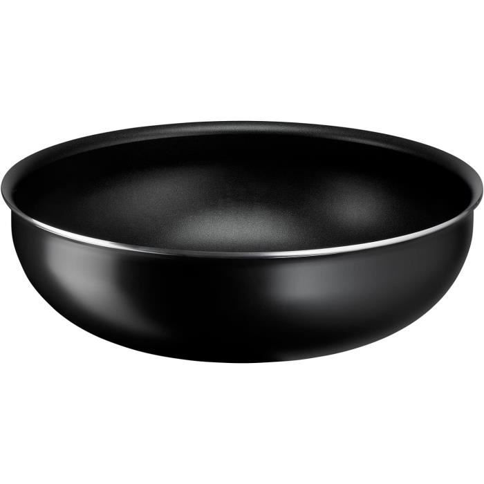 Lagostina Ingenio Essential Plus Poêle 22 cm Poêle antiadhésive en aluminium pour gaz et four avec indicateur de cuisson thermosignal, utilisable avec poignée amovible