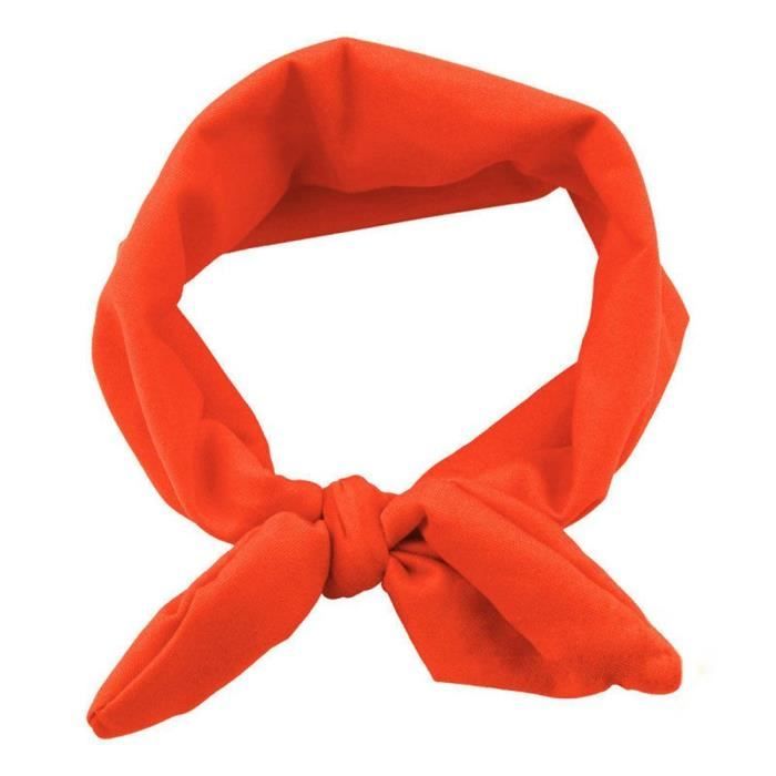Sodial R Orange Coiffure D Enfant En Bas Age Bandeau Elastique D Enfant Bandeau Pour Bebe Fille Cdiscount Au Quotidien