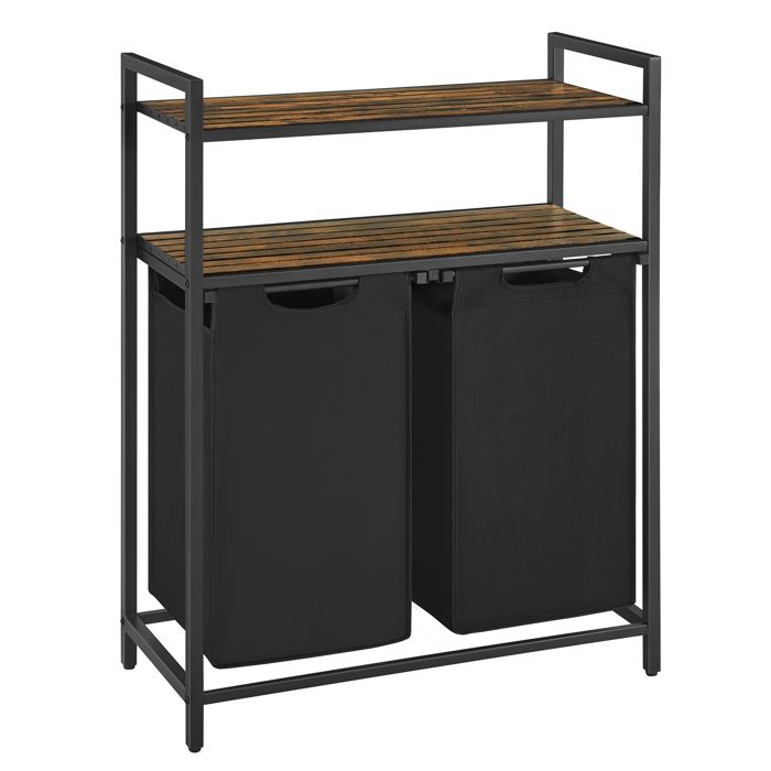 Panier à Linge Sale SONGMICS BLH211B01 Étagères de