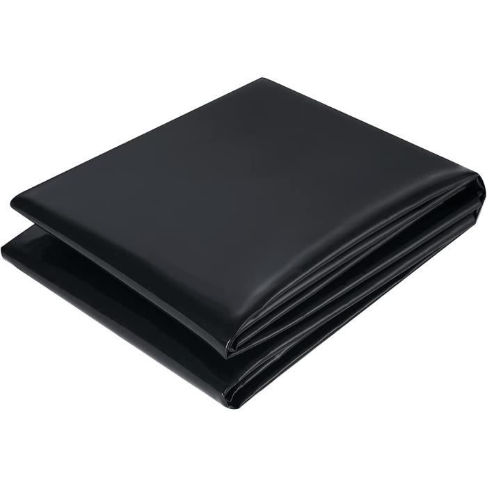 Bâche étang Polyéthylène Haute Densité 6x10 M - Membrane étanche Noire Pour Piscine, Bassin à Poissons, Cascade - 9