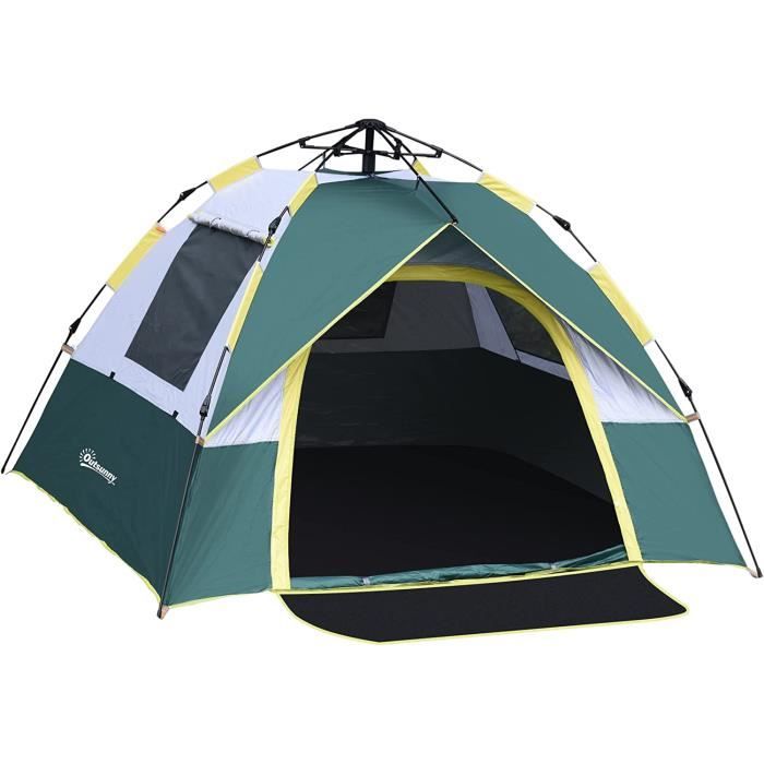 EchoSmile 2 Personnes Tente De Camping Pop-up, Imperméable, Avec 2