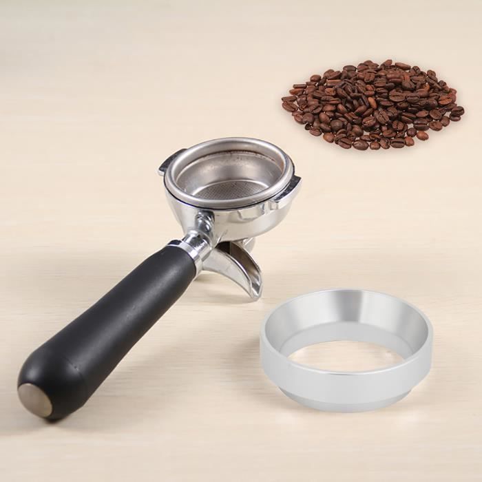 KYONANO Entonnoir Magnétique 51 Mm – Doseur Café Pour Porte-Filtre, Anneau Dosage Anti-Débordement Compatible Rancilio Silvia, Bezzera BZ10